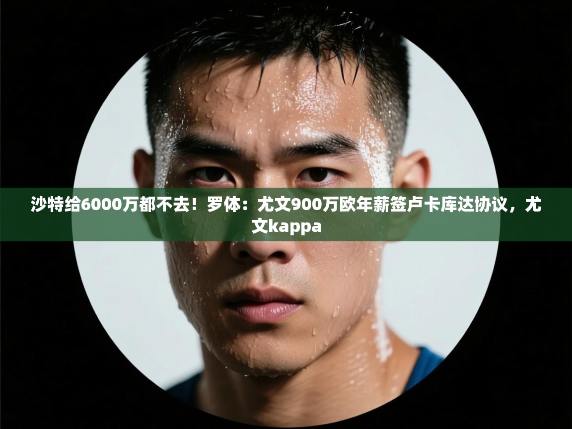沙特给6000万都不去!罗体:尤文900万欧年薪签卢卡库达协议,尤文kappa 第1张